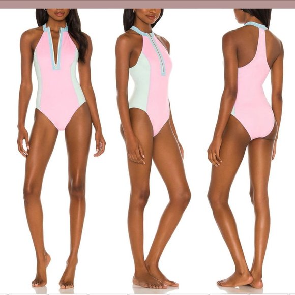 NWT $150 Hurley x‎ LoveShackFancy [ Small ] Max One Piece Swimsuit #5218